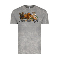 Cloud Rock Peace Love Tigers Vintage Tee - LillyAllenDesigns