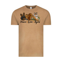 Vintage Camel Peace Love Tigers Vintage Tee - LillyAllenDesigns