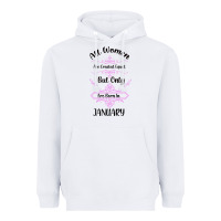 White all women are created equal but only the smartest are born in january Heavyweight Hoodie - Bettercallsaul