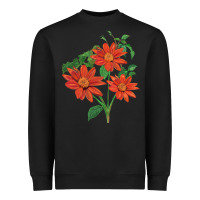 Black tithonia fiesta del sol sunflower Heavyweight Sweatshirt - LillyAllenDesigns