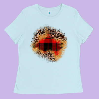 Christmas Patch Ladies Tee Designed By Jahusdesignshop