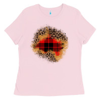 Bubblegum Pink christmas patch Ladies Tee - JahusDesignShop