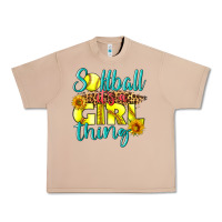 Burro softball it's a girl thing Urban Heavy Tee - LillyAllenDesigns