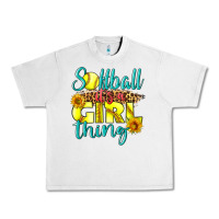 Lunar Rock softball it's a girl thing Urban Heavy Tee - LillyAllenDesigns