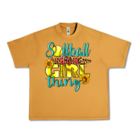 Peanut Butter softball it's a girl thing Urban Heavy Tee - LillyAllenDesigns