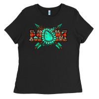 Black aztec mom Ladies Tee - Zillion Design Studio