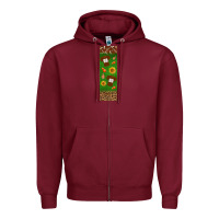 Burgundy American football dad pen wrap Zipper Hoodie - BundleAndBundleShop
