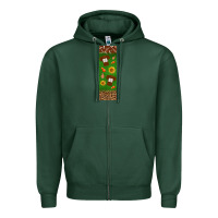 Sports Green American football dad pen wrap Zipper Hoodie - BundleAndBundleShop