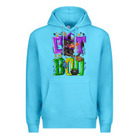 Ocean Blue My cat is my boo Halloween Premium Hoodie - NancyCooperArtShop
