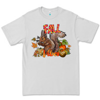 Fall Vibes Squirrel Premium Tee | Teevron
