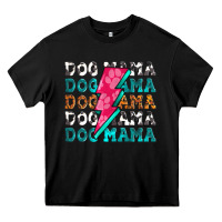 Black dog mama Heavy Core Tee - Zillion Design Studio