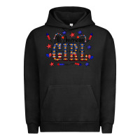 Pigment Black All American Girl Urban Hoodie - CowCowDesign