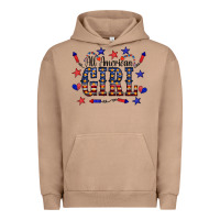 Pigment Burro All American Girl Urban Hoodie - CowCowDesign