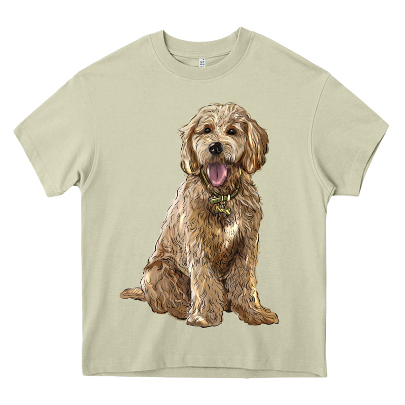 Goldendoodle Heavy Core Tee by BarkalooDesign | Teevron