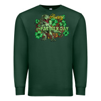 Sports Green s day t rex Premium Sweatshirt - NancyCooperArtShop