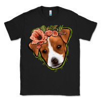 Black jack russel floral Classic Tee - Jasminsmagicworld
