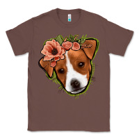 Chestnut jack russel floral Classic Tee - Jasminsmagicworld