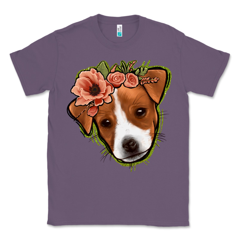 Jack Russel Floral Classic Tee by Jasminsmagicworld | Teevron