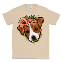 Mushroom jack russel floral Classic Tee - Jasminsmagicworld