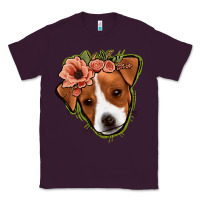 Plum jack russel floral Classic Tee - Jasminsmagicworld