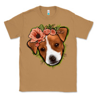 Toasted Coconut jack russel floral Classic Tee - Jasminsmagicworld