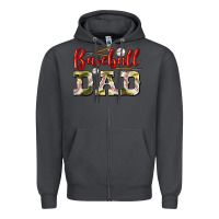 Smoke baseball dad Zipper Hoodie - BundleAndBundleShop