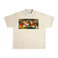 Sandshell western cow cockerel chick  serape leopard sunflowers license plate te Urban Heavy Tee - BarkalooDesign
