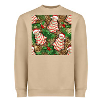 Mushroom Christmas tree cakes Heavyweight Sweatshirt - NancyCooperArtShop