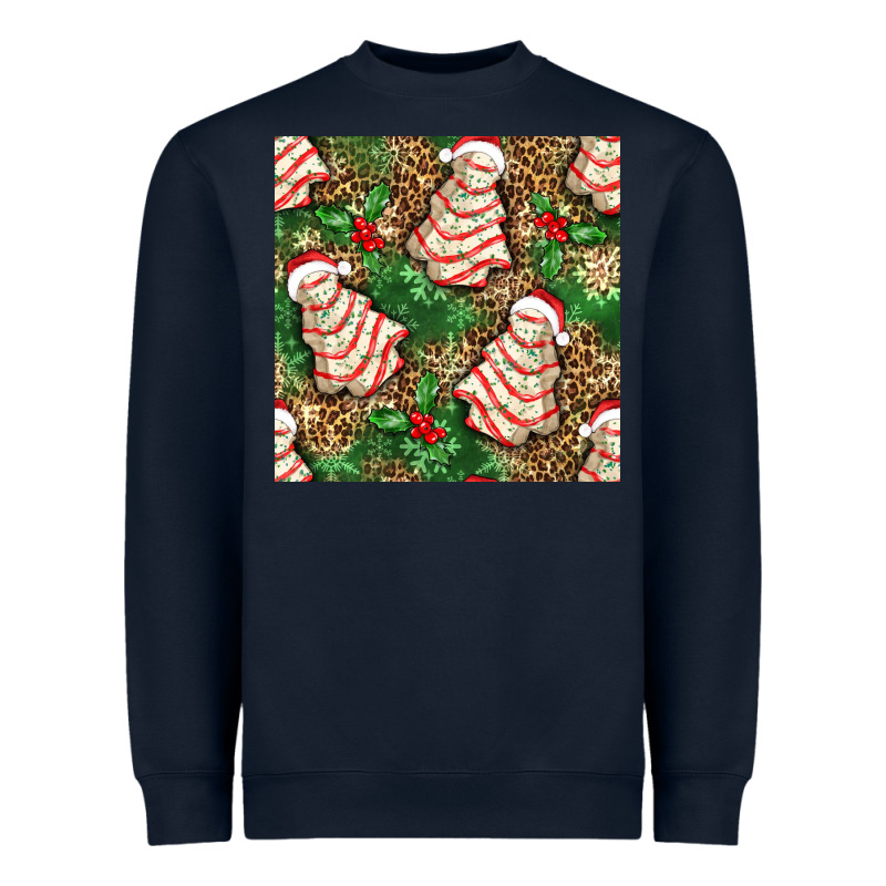 Christmas Tree Cakes Heavyweight Sweatshirt by NancyCooperArtShop | Teevron