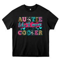Black auntie like a mom only cooler Heavy Core Tee - Zillion Design Studio