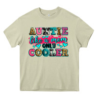 Mossy auntie like a mom only cooler Heavy Core Tee - Zillion Design Studio