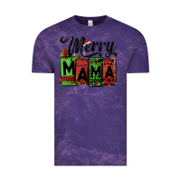 Cloud Purple merry mama Christmas Vintage Tee - Jasminsmagicworld