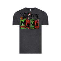 Vintage Black merry mama Christmas Vintage Tee - Jasminsmagicworld