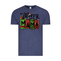 Vintage Denim merry mama Christmas Vintage Tee - Jasminsmagicworld