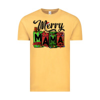 Vintage Mustard merry mama Christmas Vintage Tee - Jasminsmagicworld