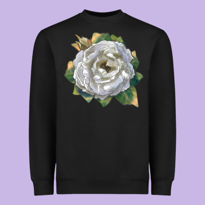 Pillow Fight Rose Heavyweight Sweatshirt Designed By Lillyallendesigns