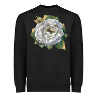 Black pillow fight rose Heavyweight Sweatshirt - LillyAllenDesigns