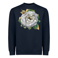 Navy pillow fight rose Heavyweight Sweatshirt - LillyAllenDesigns