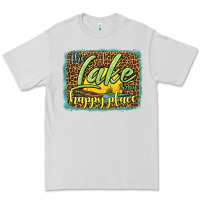 Dove Grey the lake is my happy place Premium Tee - HRA Design Shop