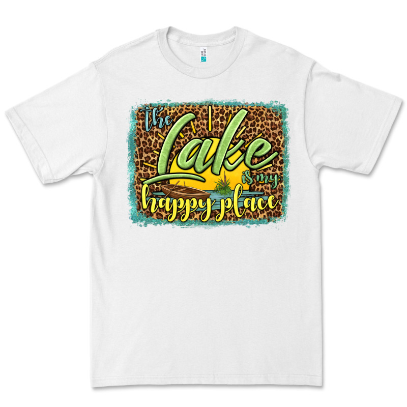 The Lake Is My Happy Place Premium Tee by HRA Design Shop | Teevron