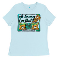 Baby Blue oh honey i'm that mom Ladies Tee - Zillion Design Studio