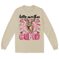 Mushroom better aim than cupid Long Sleeve Tee - MaliasSmallBusiness