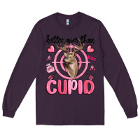 Plum better aim than cupid Long Sleeve Tee - MaliasSmallBusiness