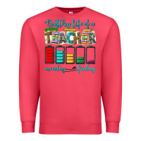 Cardinal battery life of a teacher monday friday Premium Sweatshirt - NancyCooperArtShop