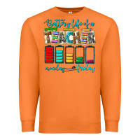 Carrot battery life of a teacher monday friday Premium Sweatshirt - NancyCooperArtShop