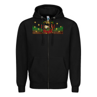Black oh holy night Zipper Hoodie - BundleAndBundleShop