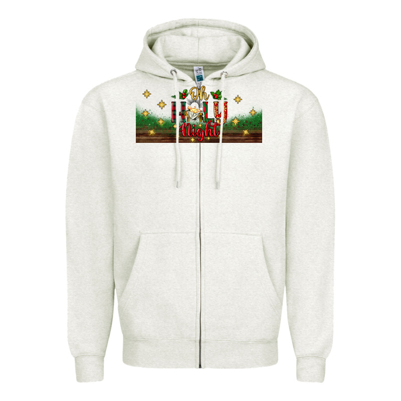 Oh Holy Night Zipper Hoodie by BundleAndBundleShop | Teevron