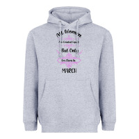 Heather Grey all women are created equal but only the smartest are born in march Heavyweight Hoodie - Bettercallsaul