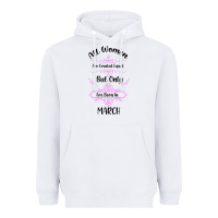White all women are created equal but only the smartest are born in march Heavyweight Hoodie - Bettercallsaul