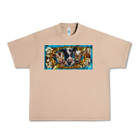 Burro western cow turquoise’s white flowers license plate template Urban Heavy Tee - BarkalooDesign
